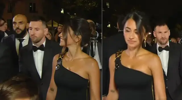 Lionel Messi por un nuevo Balón de Oro: así llegó junto a Antonela en medio de los gritos de fans.