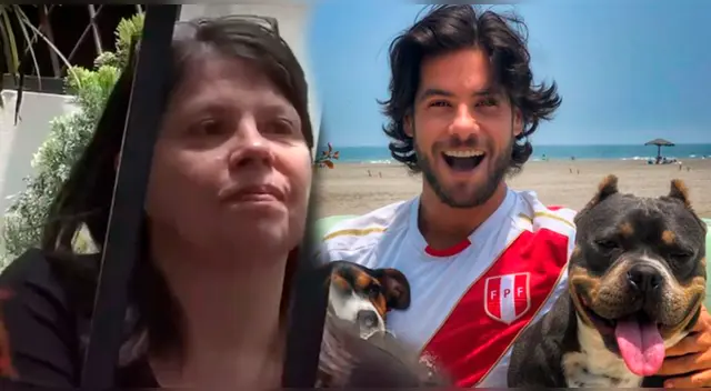 Mujer se defiende y niega agresión a Andrés Wiese y su perro. Mujer se defiende y niega agresión a Andrés Wiese y su perro.