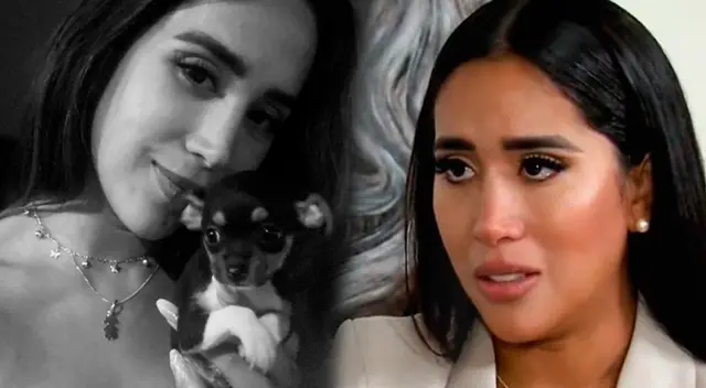 Melissa Paredes se mostró preocupada.