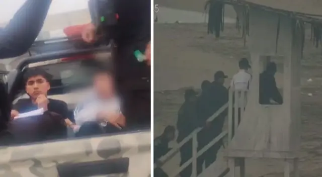 Ambos sujetos fueron conducidos a la comisaría de Chorrillos. Uno de ellos aceptó su culpa.