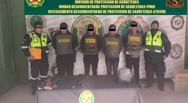 Los sujetos fueron catalogados por la PNP como integrantes de una banda delincuencial. Los sujetos fueron catalogados por la PNP como integrantes de una banda delincuencial.