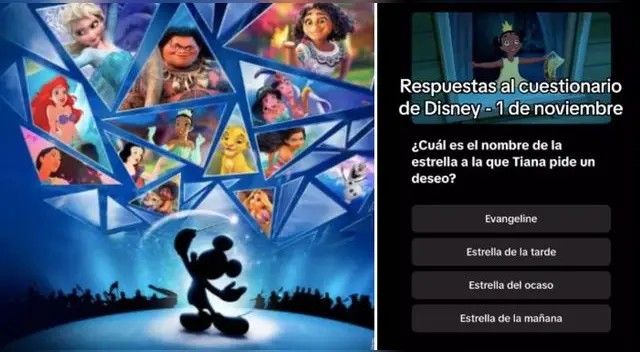 Conoce las respuestas de HOY del cuestionario de Disney.