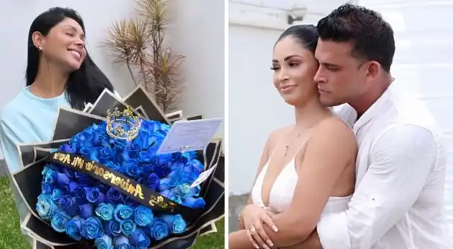 Christian Domínguez y  Pamela Franco celebran su cuarto aniversario de pareja.