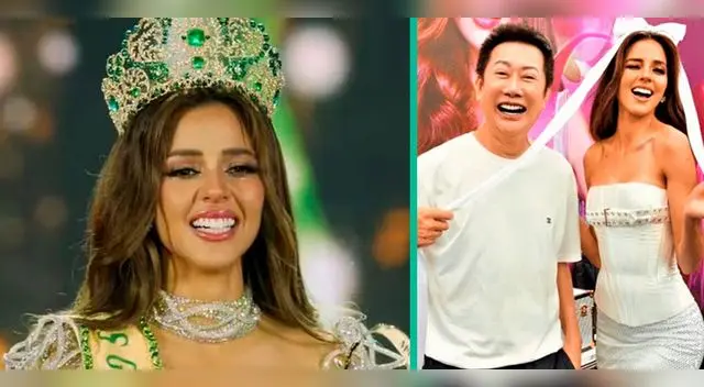 Luciana Fuster defiende al Miss Grand International.