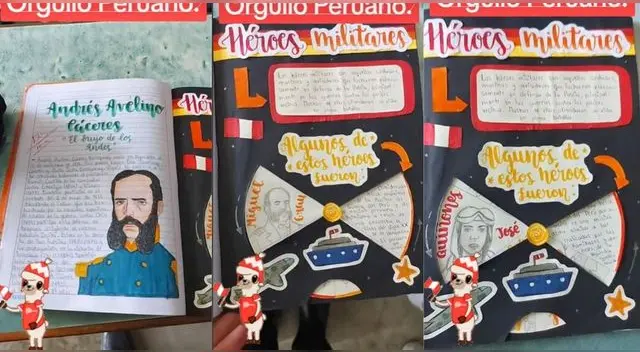 Escolar sorprende a profesor con didáctica tarea sobre los héroes peruanos y es viral en TikTok. Escolar sorprende a profesor con didáctica tarea sobre los héroes peruanos y es viral en TikTok.