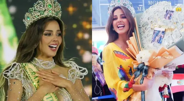 Luciana Fuster recibió un ramo de billetes en el aeropuerto de Tailandia. Luciana Fuster recibió un ramo de billetes en el aeropuerto de Tailandia.