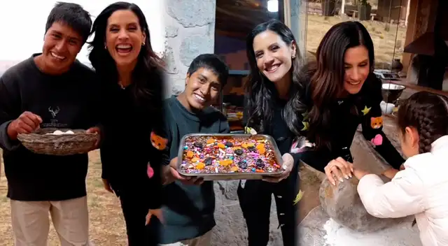 María Pía Copello llegó hasta Cusco para cocinar con Waldir Maqque.