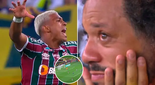 John Kennedy hizo explotar el Maracaná y Marcelo se quebró al igual que Felipe Melo. John Kennedy hizo explotar el Maracaná y Marcelo se quebró al igual que Felipe Melo.