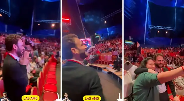 El popular conductor Rodrigo González fue recibido entre gritos y aplausos, y se mostró conmovido. Incluso posó con algunos fans. ¿Qué dijo después?