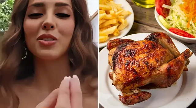 ¿Qué dijo Luciana Fuster al tener el pollo frente suyo? ¿Qué dijo Luciana Fuster al tener el pollo frente suyo?