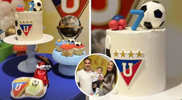 Ana Paula Consorte y Paolo Guerrero celebraron los siete meses de Paolo André en íntima reunión.