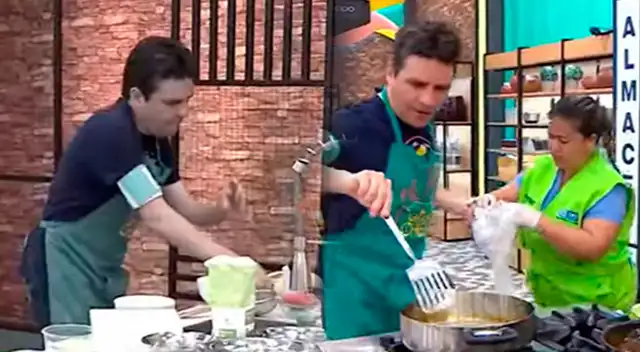 Germán Loero sufre fuerte corte en 'El gran chef famosos'.