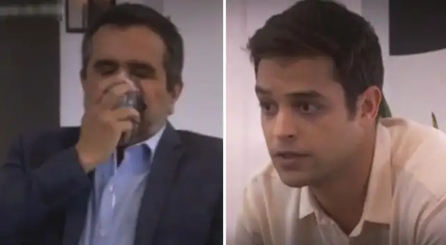 Cristóbal le revela a Diego Montalbán que está enamorada de July en Al fondo hay sitio.