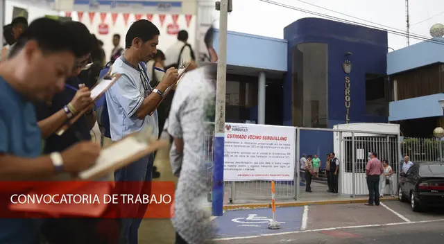 Municipalidad de Surquillo ofrece cientos de puestos laborales con sueldos de más de 5 mil soles.