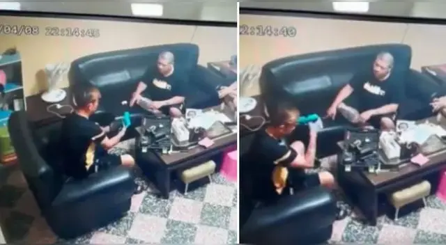 El terrible incidente fue captado por cámaras de seguridad. El terrible incidente fue captado por cámaras de seguridad.