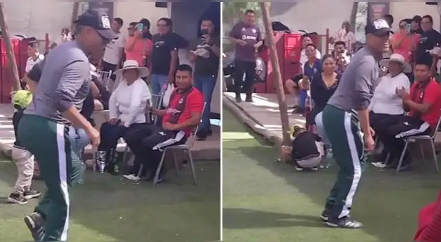 Sus pasos de baile sorprendieron a propios y extraños, pero detalle se volvió viral en la app china.