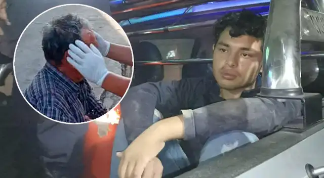 Adulto mayor logró detener a Isaac Vásquez Izuisa, uno de los delincuentes que asaltó su casa de Chimbote.