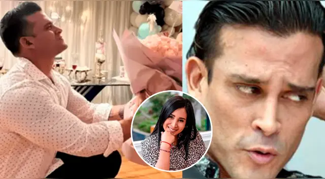 Christian Domínguez es criticado por regalar rosas de canje a su hija.