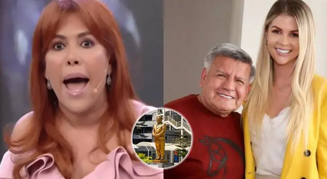 Magaly Medina criticó a Brunella Horna por enojarse con bromas a su suegro.