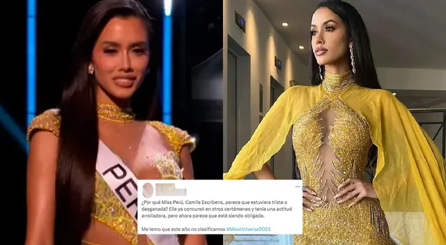 Camila Escribens se presentó ayer 15 de noviembre en la preliminar del Miss Universo 2023. Camila Escribens se presentó ayer 15 de noviembre en la preliminar del Miss Universo 2023.