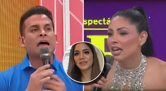 Christian Domínguez estalla en vivo.