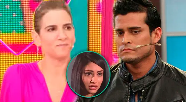 Gigi Mitre hunde a Christian Domínguez por no defender a Pamela Franco. Gigi Mitre hunde a Christian Domínguez por no defender a Pamela Franco.