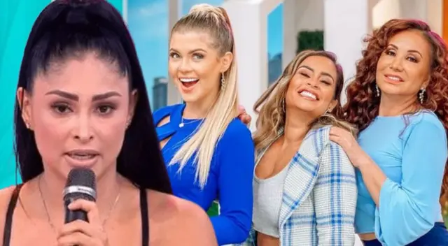 Pamela Franco se incomoda con conductoras de América Hoy y les responde.