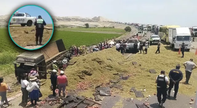 Tráiler se despista en Cañete, provoca múltiple choque y termina con la vida de tres personas. Tráiler se despista en Cañete, provoca múltiple choque y termina con la vida de tres personas.