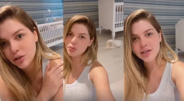 Brunella Horna mostró a sus seguidores cómo luce la habitación de su bebé.