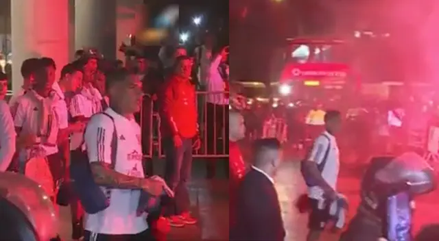 Selección peruana recibió el apoyo de sus hinchas en la previa del partido ante Venezuela.