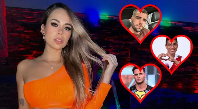 Jossmery Toledo estuvo vinculada con algunos futbolistas nacionales y extranjeros.