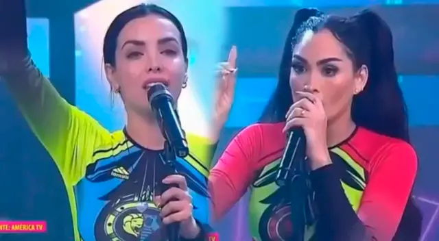 Rosángela Espinoza y Michelle Soifer en acalorado momento en EEG. Rosángela Espinoza y Michelle Soifer en acalorado momento en EEG.