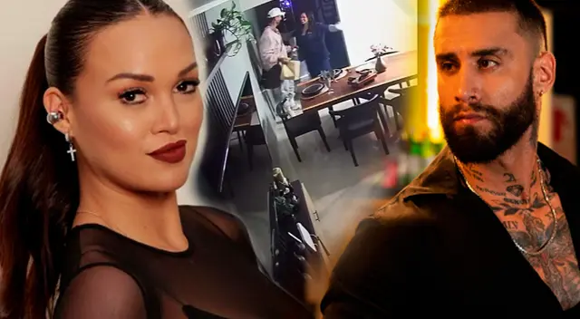 Angie Arizaga sorprendió a Jota Benz de forma especial. Angie Arizaga sorprendió a Jota Benz de forma especial.