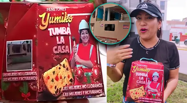 Yumiko Ramirez emprendió nuevamente y ahora con panetones navideños 'Yumiko tumba la casa'.