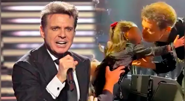 Luis Miguel genera controversia por besar a niña en concierto. Luis Miguel genera controversia por besar a niña en concierto.