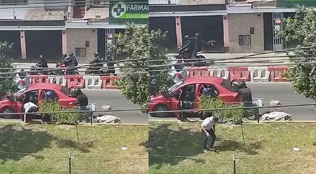Criminales asaltan con metralleta a cambista en la avenida Alcázar Criminales asaltan con metralleta a cambista en la avenida Alcázar