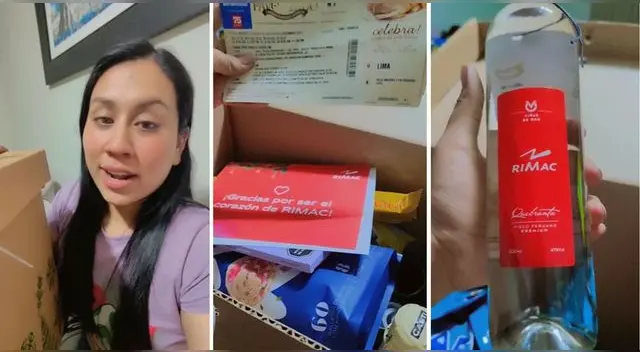 Joven dio a conocer todo lo que le vino en su canasta navideña.