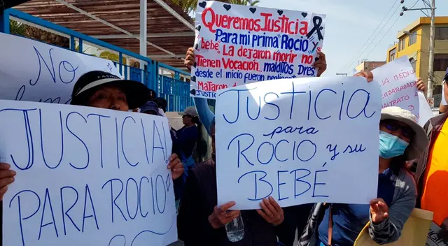 Familiares de Rocío Ticona piden justicia para la madre de familia y su bebé que fallecieron en Arequipa. Familiares de Rocío Ticona piden justicia para la madre de familia y su bebé que fallecieron en Arequipa.