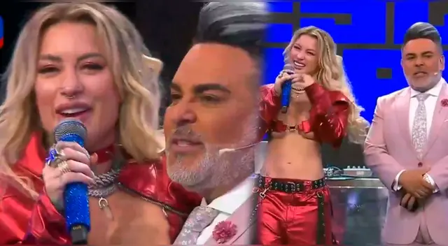 Leslie Shaw se presenta en 'Sábado con Andrés'.