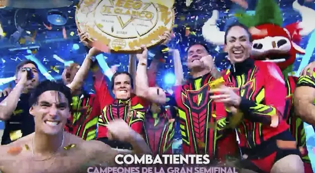 Combatienes lograron ganar la semifinal de Esto es guerra. Combatienes lograron ganar la semifinal de Esto es guerra.