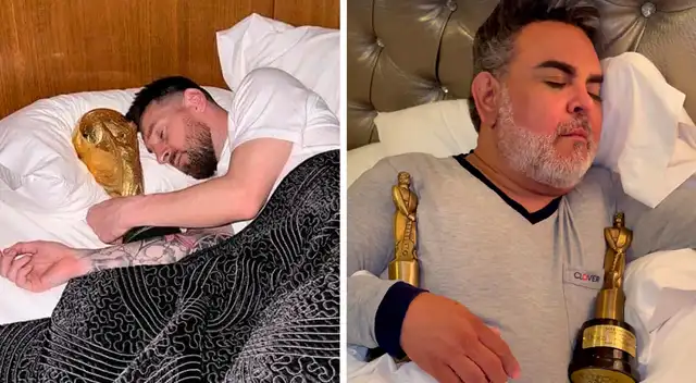 Andrés Hurtado recrea emblemático momento de Messi tras ganar los Martín Fierro Latino