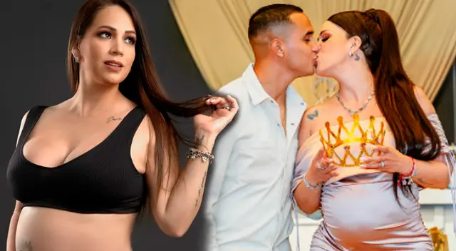 Melissa Klug posó con su sexta bebé. Melissa Klug posó con su sexta bebé.