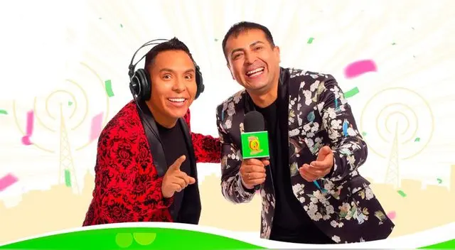 Edwin Sierra y Oscar del Río celebran primer lugar de sintonía.