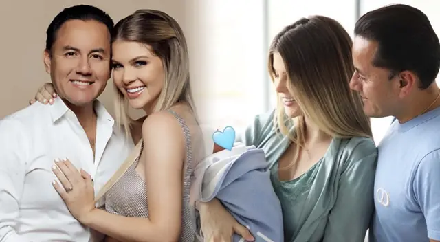 Brunella Horna y Richard Acuña comparten tierna imagen familiar y alborotan las redes.