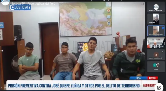 Dictan prisión para los hijos de dos líderes de Sendero Luminoso