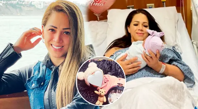 Melissa Klug enternece con la presentación de su bebita.