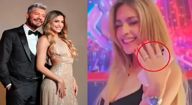 Milett Figueroa muestra anillo.