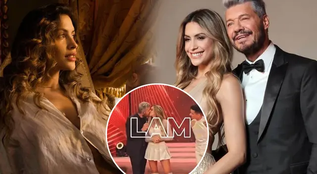 Milett Figueroa y Marcelo Tinelli se reconcilian con tierno beso.