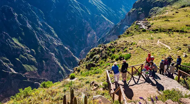 El Cañón del Colca es el segundo más profundo del mundo.