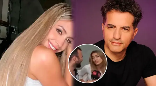 Ángel de Brito le pide ser genuina a Milett Figueroa. Ángel de Brito le pide ser genuina a Milett Figueroa.